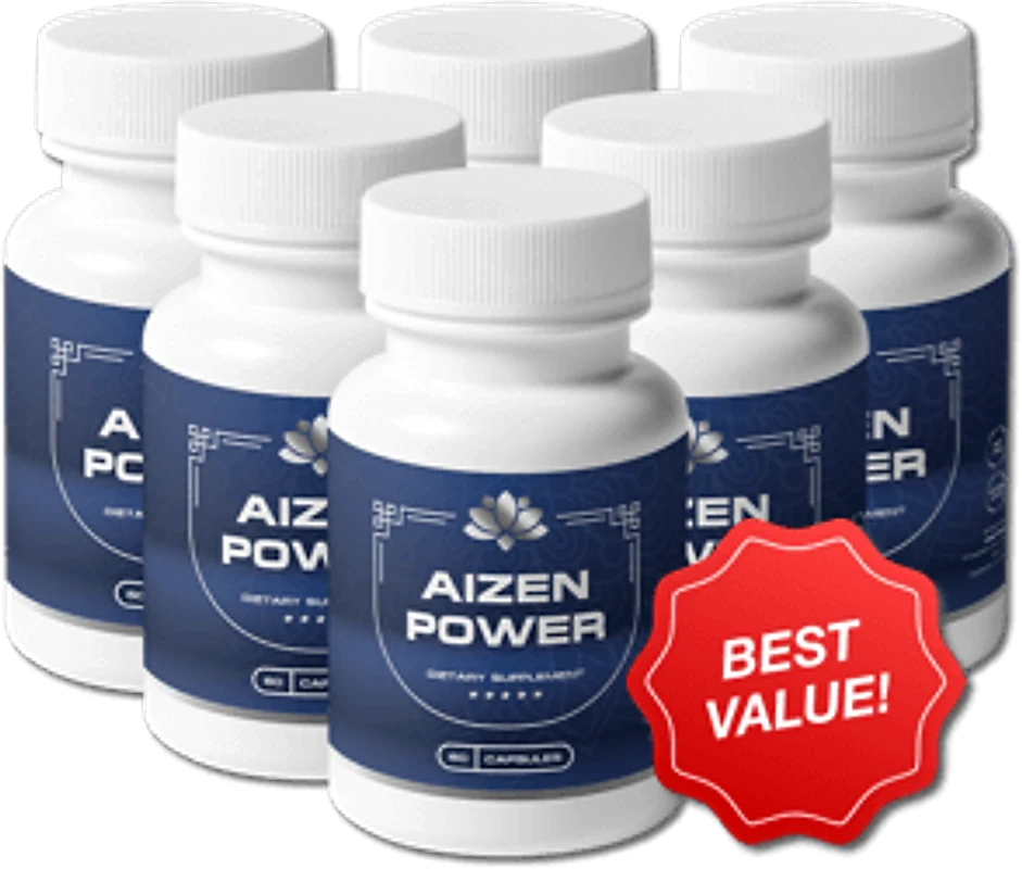 Aizen Power 6 bottles — 180-day supply